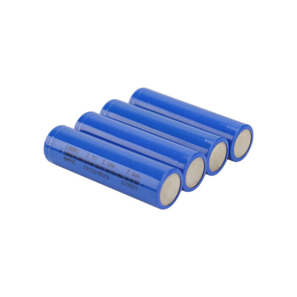 18650电芯-蓝色3.7V-2000mAh - 图片 2